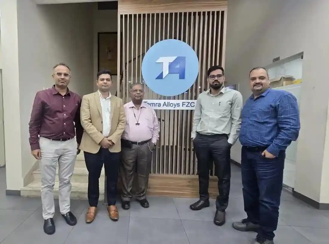 EVTL India International Visit - UAE Tamra Alloys